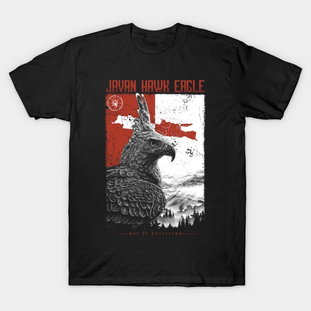 Javan Eagle T-Shirt by Pancake Dome